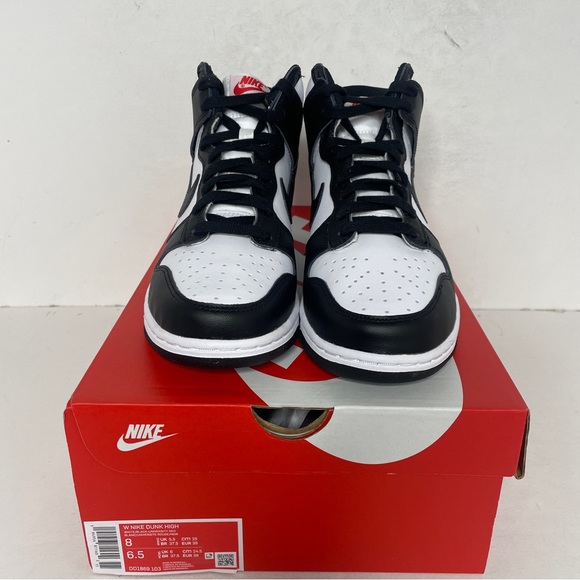 Nike Dunk High WMNS “Panda/Black White” 2022 - Picture 2 of 4